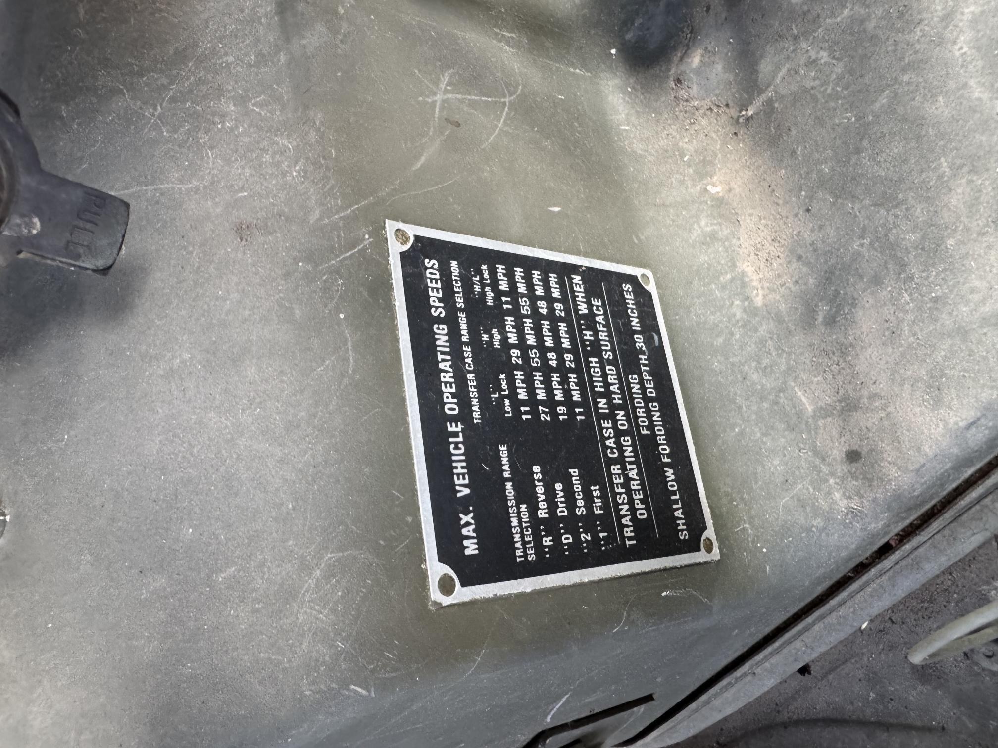 1984 AM GENERAL M998 - Image 25